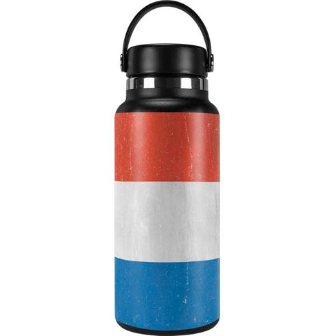 Netherlands Flag Distressed Hydro Flask 32oz Wide Mouth Skin